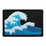Pull Patch Midnight Ocean Wave patch velcro mørkeblå