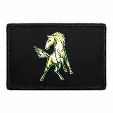 Pull Patch Horse patch sort med hestemotiv