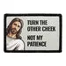Pull Patch Turn The Other Cheek patch med velcro Jesus
