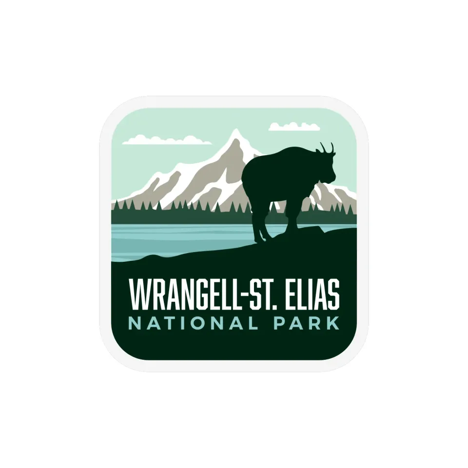 Vagabond Heart Wrangell-St. Elias National Park klistermærke mat