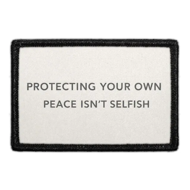 Pull Patch Protecting Peace patch velcro citat