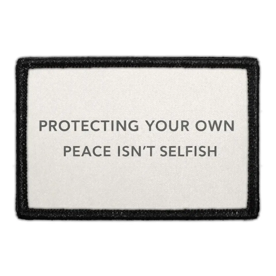 Pull Patch Protecting Peace patch velcro citat