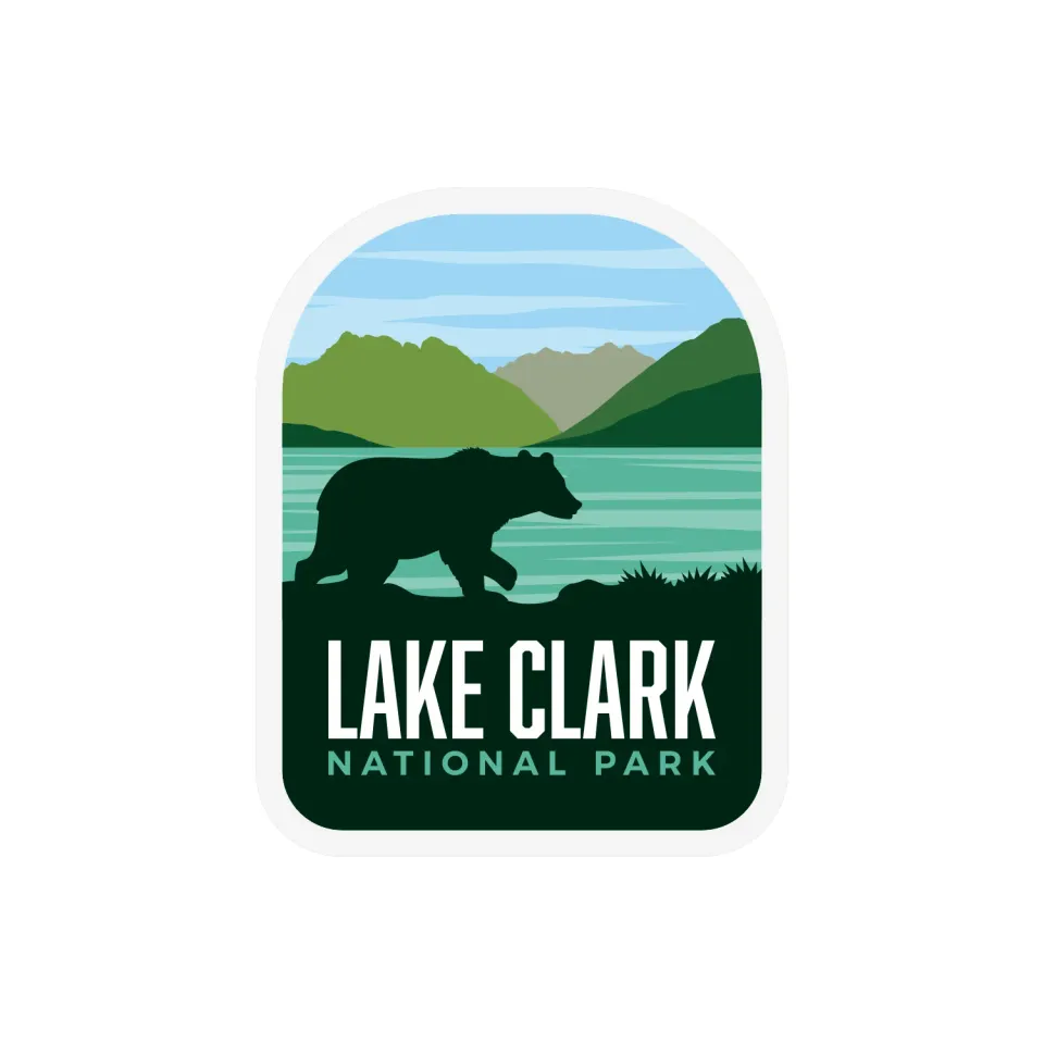 Vagabond Heart Lake Clark klistermærke park