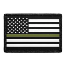 Pull Patch Flag Military patch med velcro