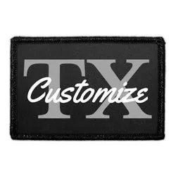 Pull Patch Custom Location patch med velcro egen tekst