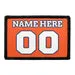 Pull Patch Jersey patch orange-blå-hvid custom