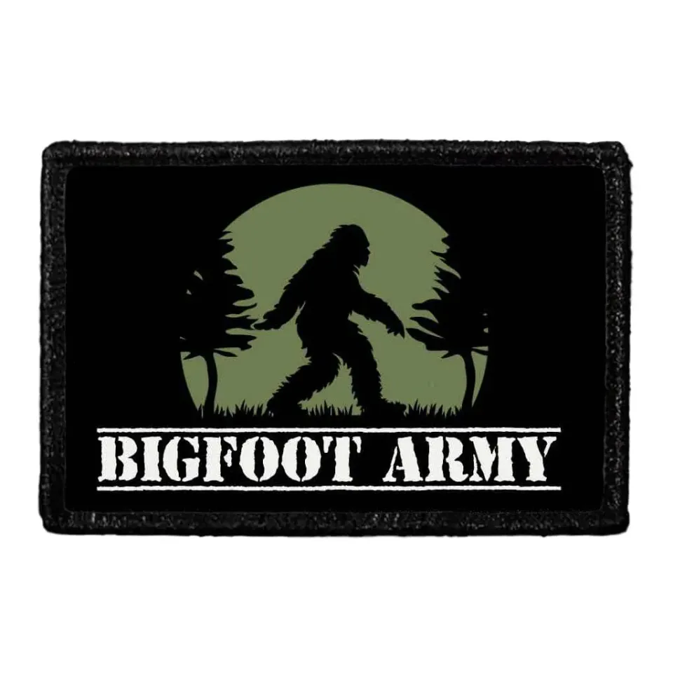 Pull Patch Bigfoot Army patch velcro sjov