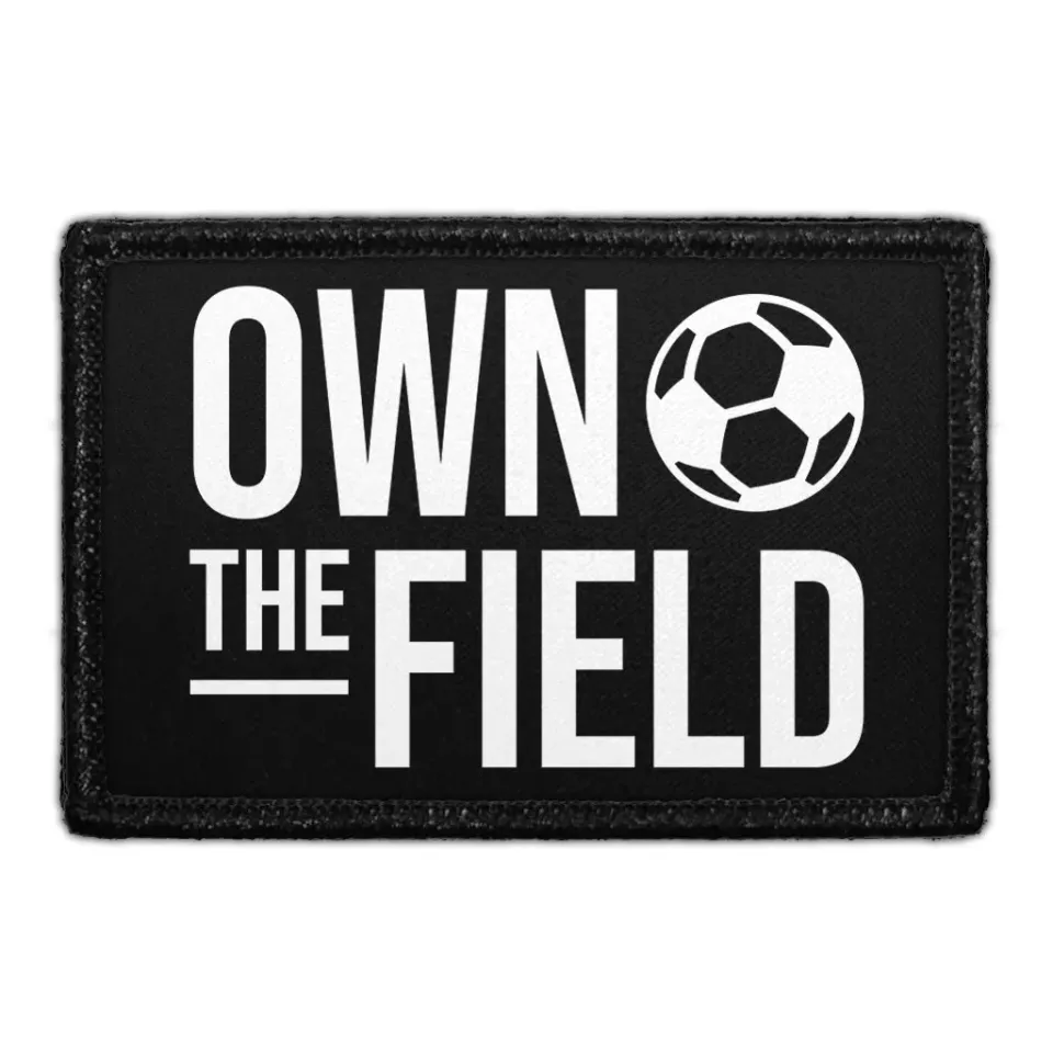 Pull Patch Own The Field patch med velcro fodbold