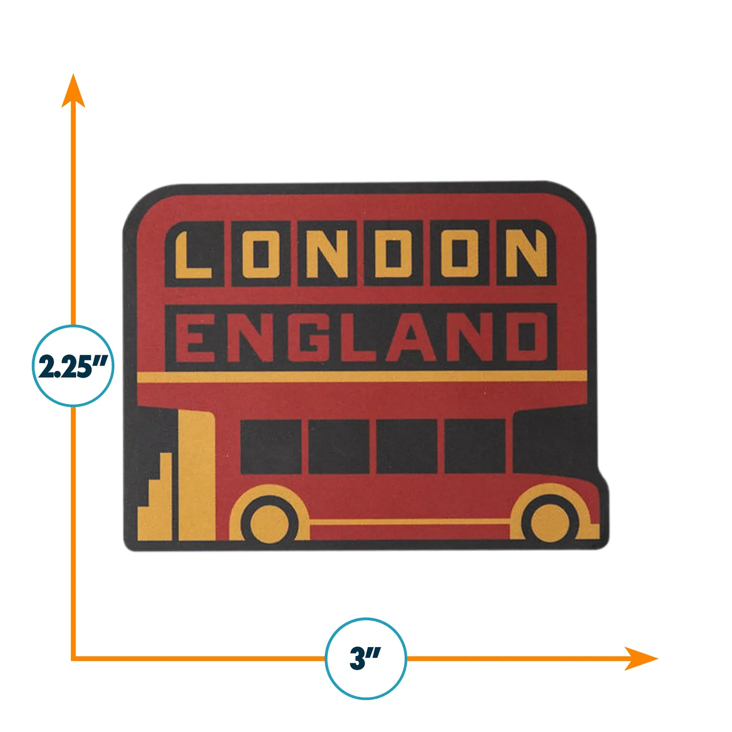 Vagabond Heart London England sticker 76 mm vandtæt