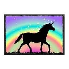 Pull Patch Rainbows And Unicorns patch med velcro regnbue