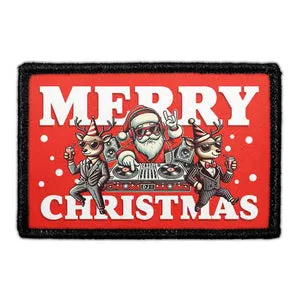Pull Patch DJ Santa patch 3x2 velcro jul