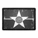 Pull Patch Dallas Flag patch sort-hvid velcro 76x51 mm