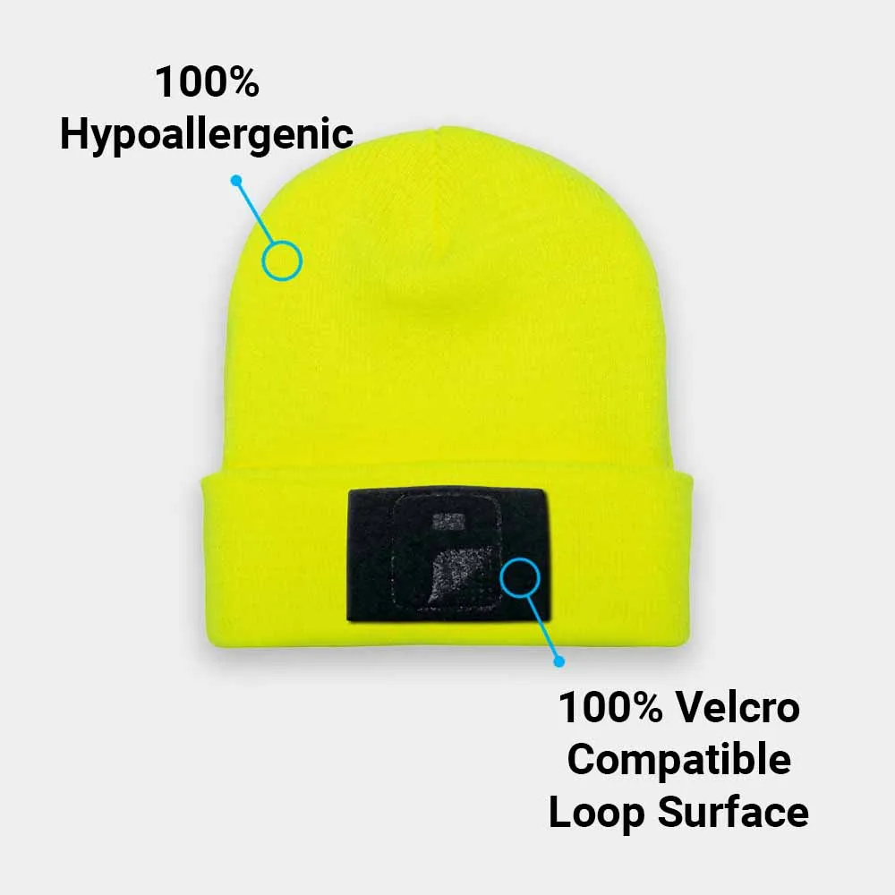 Pull Patch Premium Beanie Flexfit hue gul