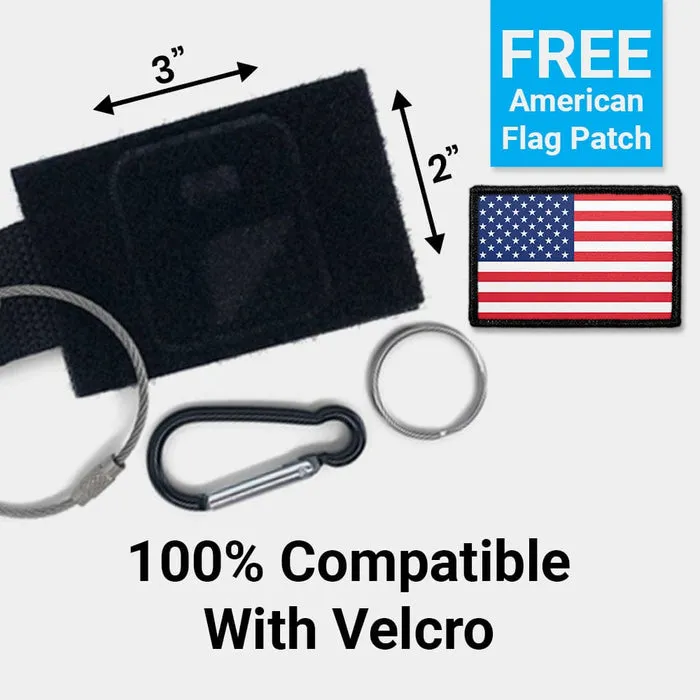 Pull Patch Tag Vertical tag med velcro – dobbeltsidet