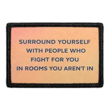 Pull Patch People Who Fight patch velcro 76 mm