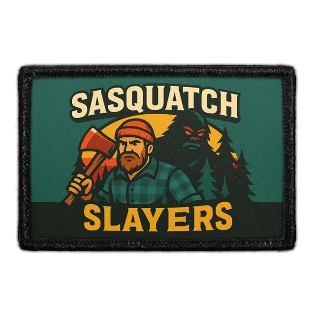 Pull Patch Sasquatch Slayers patch velcro 7,6x5,1 cm