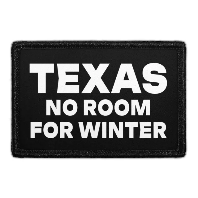 Pull Patch Texas No Room For Winter patch sjov