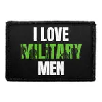 Pull Patch I Love Military Men patch med velcro