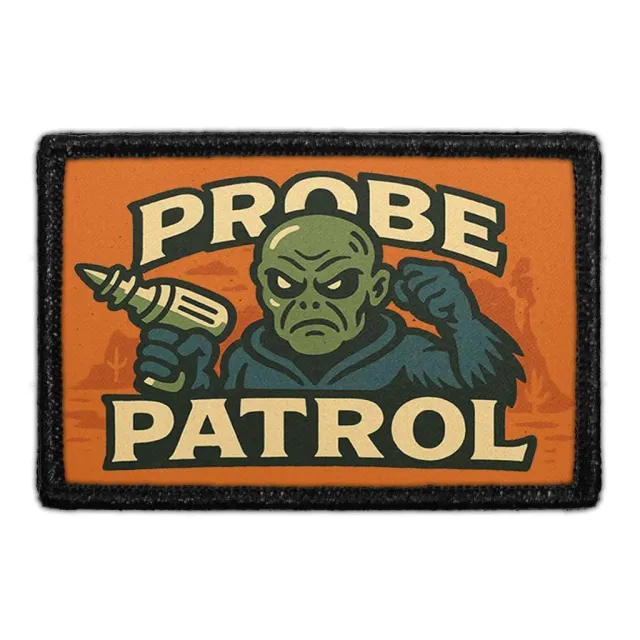 Pull Patch Probe Patrol patch med velcro – alien