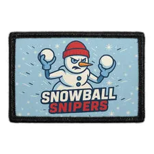Pull Patch Snowball Snipers patch velcro vintermotiv