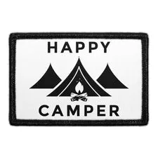 Pull Patch Happy Camper patch med velcro
