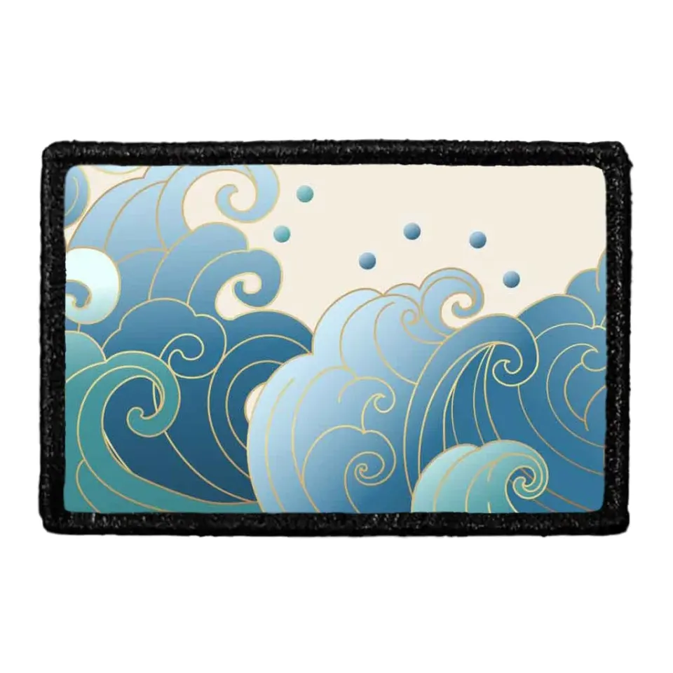 Pull Patch Emperial Wave patch 76x51 mm velcro