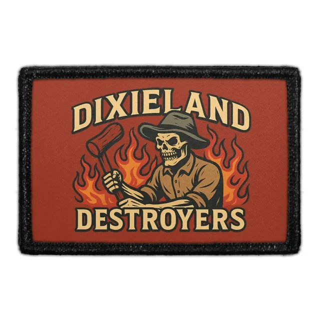 Pull Patch Dixieland Destroyers patch velcro 76x51 mm