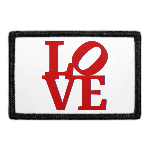 Pull Patch Love Philadelphia Love Park patch med velcro