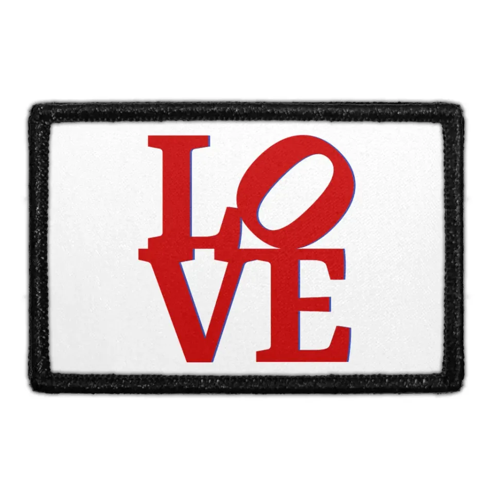 Pull Patch Love Philadelphia Love Park patch med velcro