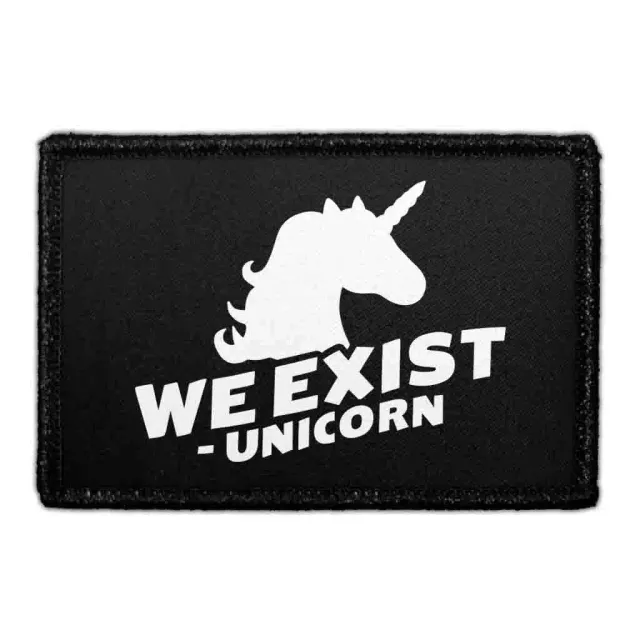 Pull Patch We Exist Unicorn patch 3x2 velcro
