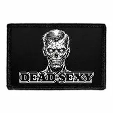 Pull Patch Dead Sexy Zombie patch 3x2 halloween