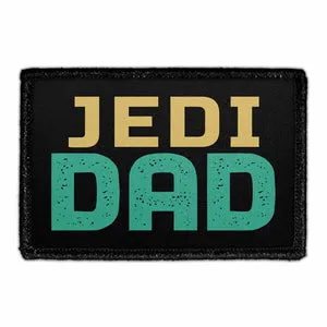 Pull Patch Jedi Dad patch med velcro 76x51 mm