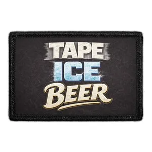 Pull Patch Tape Ice Beer patch med velcro – hockey