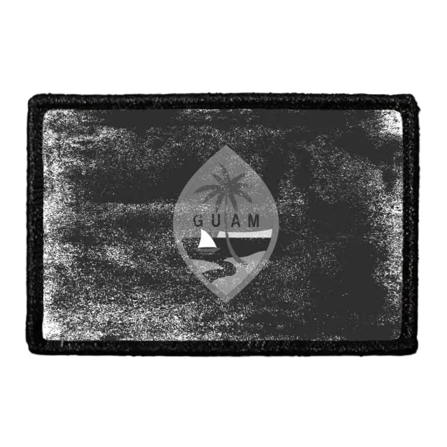 Pull Patch Guam Flag Distressed patch sort/hvid vintage