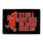 Pull Patch Wiener Comes Out patch med velcro 3x2"