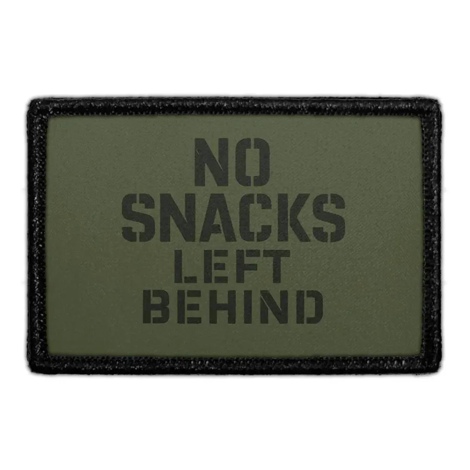 Pull Patch No Snacks Left Behind patch med velcro hund