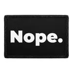 Pull Patch Nope. patch 3x2" minimalistisk