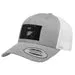 Pull Patch Trucker Curved Bill kasket heather/hvid velcro