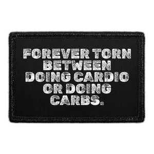 Pull Patch Cardio Carbs humorpatch med velcro