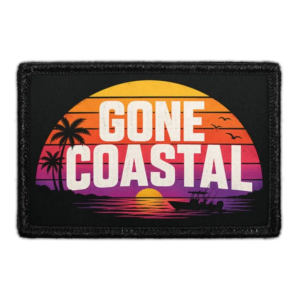 Pull Patch Gone Coastal patch 3x2 velcro fiskeri