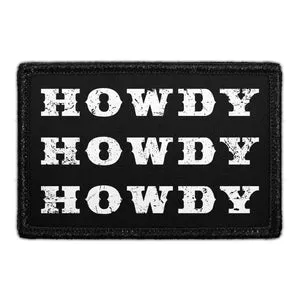 Pull Patch Howdy Howdy Howdy patch 76x51 mm velcro
