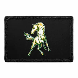 Pull Patch Horse patch sort med hestemotiv