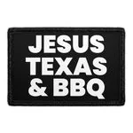 Pull Patch Jesus Texas BBQ patch velcro 76mm
