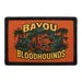 Pull Patch Bayou Bloodhounds patch 3x2 velcro