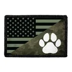 Pull Patch US Paw Flag Camo patch velcro