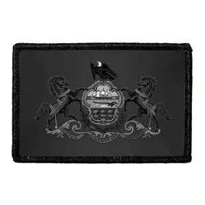 Pull Patch Pennsylvania State Flag patch sort hvid