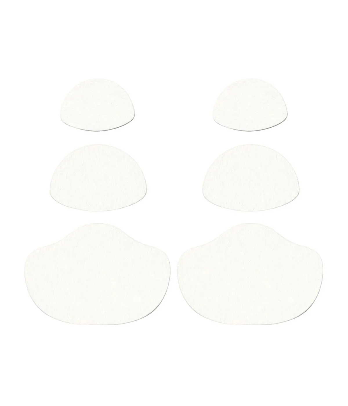 FabPatch Shoe Repair Kit strygelapper hvid 6 stk slidstærk