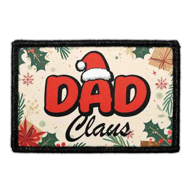 Pull Patch Dad Claus patch med velcro – jul
