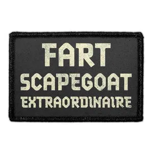 Pull Patch Fart Scapegoat patch med velcro 7,6 cm