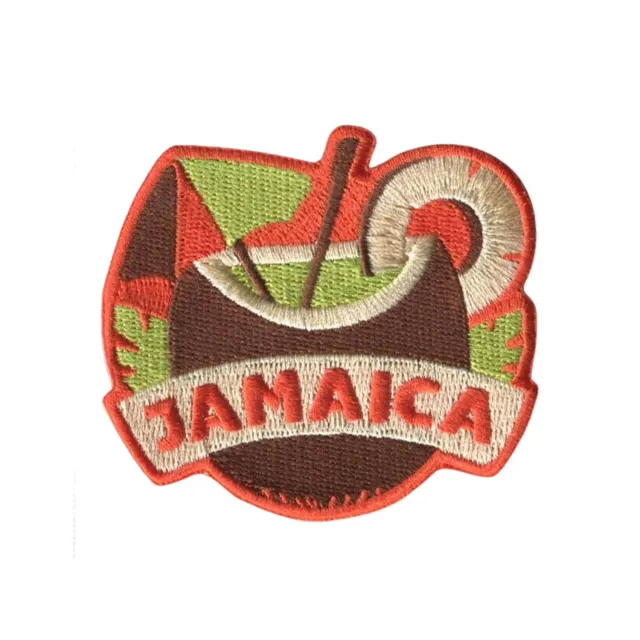 Vagabond Heart Jamaica strygemærke broderet